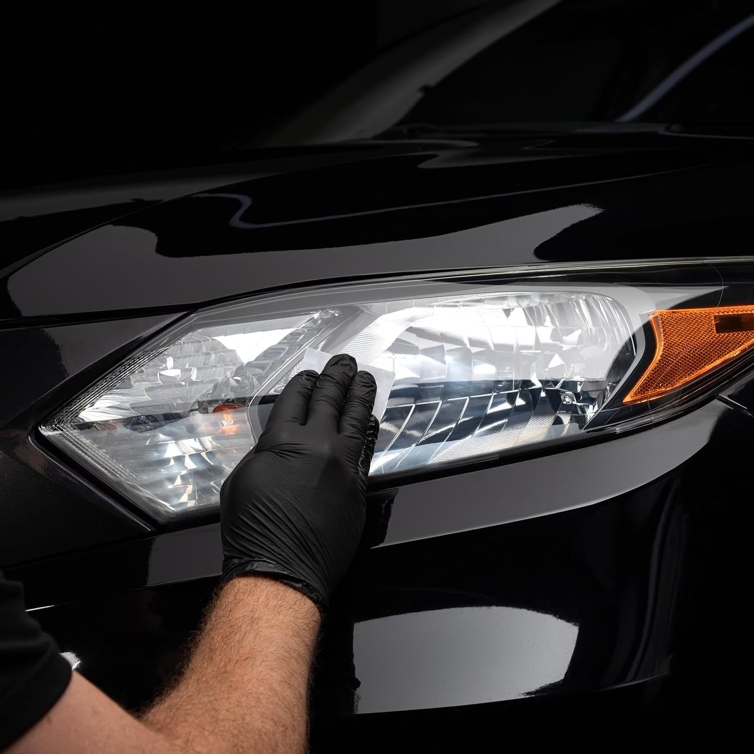 Ceramic Headlight Restoration Kit, Quick & Easy 3-Step Headlight Restorer, 8-Wipe Kit