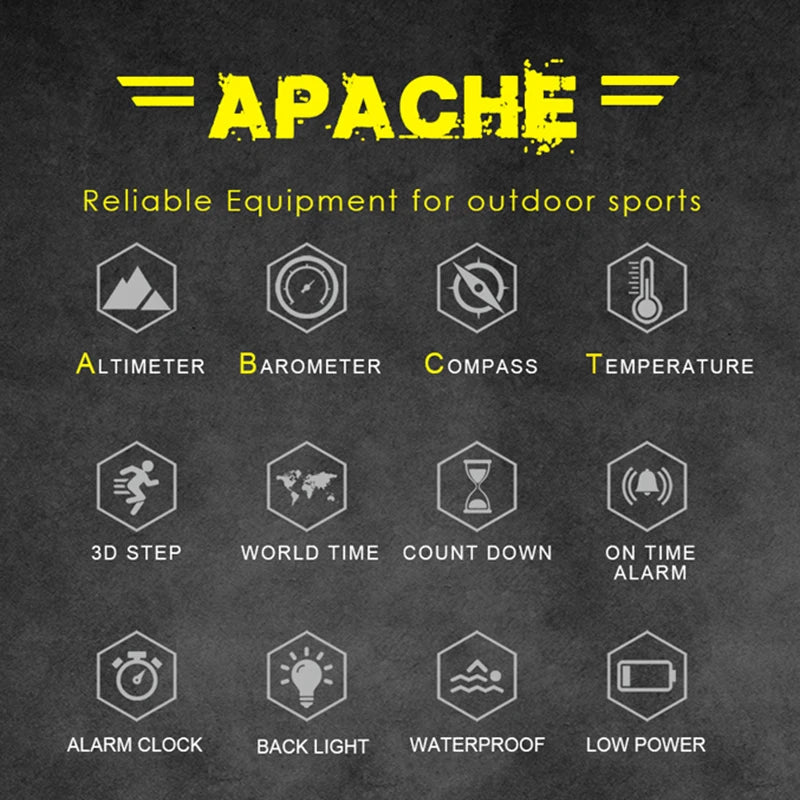 NORTH EDGE APACHE 3 Tactical Sports Watch